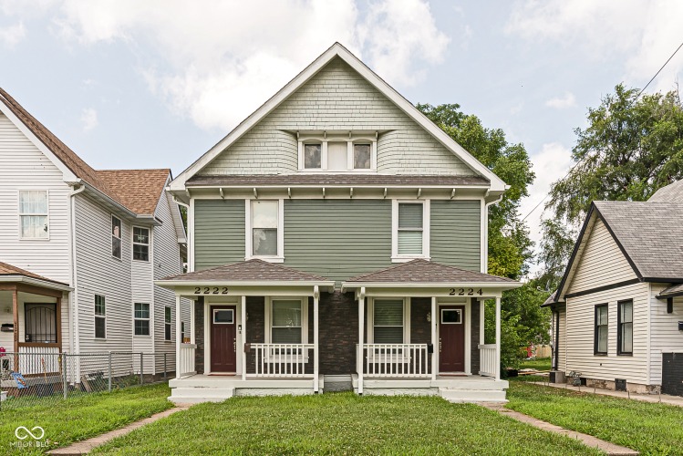 2222-2224  Bellefontaine Street Indianapolis, IN 46205 | MLS 21982545